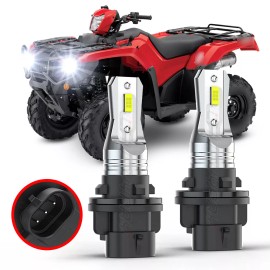 CHUSYYRAY LED For 2005 Honda ATV TRX500FM Foreman Headlight Bulb Low Beam 34901-HP5-601