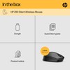 HP 280 Silent PC Wireless Mouse, HP Blue Optical Technology,