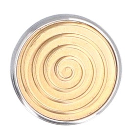 Desktop Fingertip Rotating Toy Metal Desk Finger Rotating Stress Relief Relaxation Decompression Toy for All Ages Stainless Steel Brass