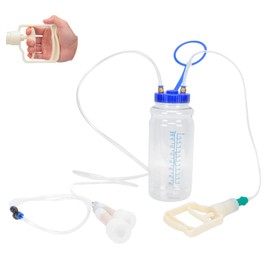 Goat Milk Machine, Household Solid Manual Goat Milker Durable Portable for Goats (Double Head)