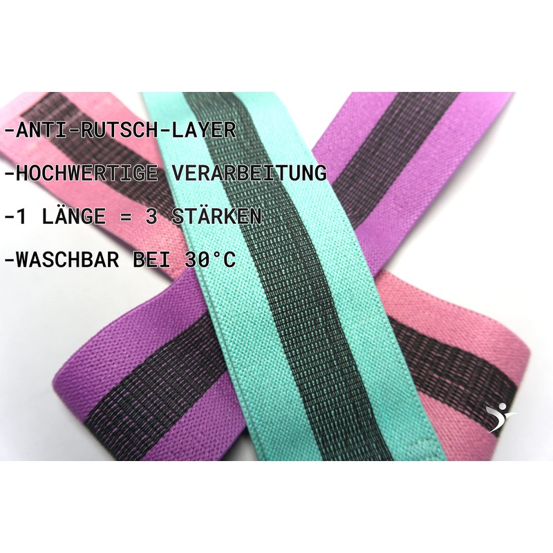 DAYMO Hip Booty Fitness Band - Resistance Band Set of