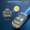 RJ45 Cat6 conectores de paso RJ45 modulares para cables UTP