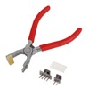 4mm Belt Hole Puncher for Leather, Noiselessly, Half Round Punch,