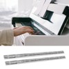 304 Stainless Steel Heavy Duty Continuous Piano Hinges, 2 Pack,