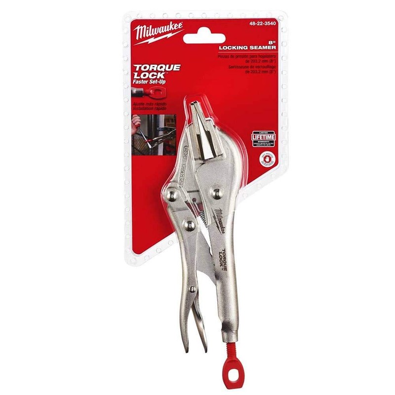 Hand Seamer, Steel, Gray, 4 in. W x 8 in.