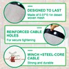 Mesh Pool Covers for Above Ground Pools 18 Foot, Heavy-Duty