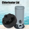 Chlorinator Cover Replacement Plastic Lid Easy Installation Tight Sealing Chlorinator