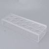 Clear Acrylic Vase Rectangular Elegant Centerpiece Flower Vase for Home