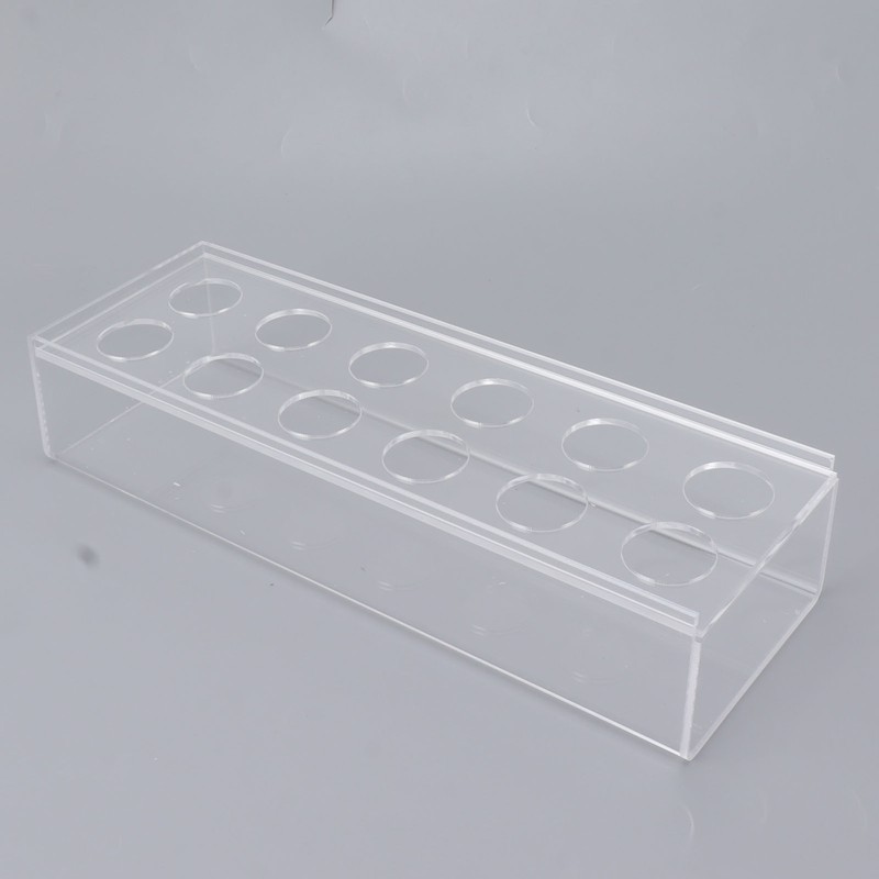 Clear Acrylic Vase Rectangular Elegant Centerpiece Flower Vase for Home