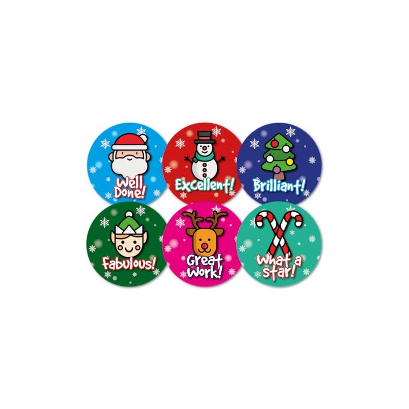 SuperStickers Christmas Praise Stickers for Teachers. 144 x 30mm