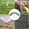 Yaocom 10 Pcs 10 Inch Garden Hose Guide Stakes Metal