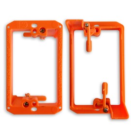BWP - Low Voltage Mounting Bracket 1 Gang Multipurpose Drywall Mounting Wall Plate Bracket (2 Pack)