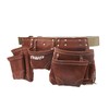 AWP Suede Leather General Construction Tool Pouch Apron | 11-Pocket