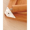 Gedotec Mounting plate for furniture feet made of metal, KEA,