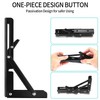 Folding Console, Heavy Duty Hinges Foldable, Angle Shelf Brackets, Iron