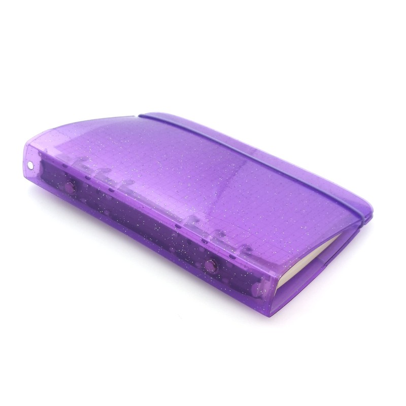 A6/ A5 6-Holes Colorful PP Cover Round Ring Binder Personal