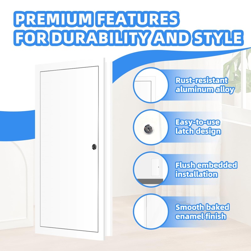14" x 29" Metal Access Panel, 1MM Thickened Access Panel