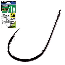 Owner CUTTING POINT SSW STRAIGHT EYE BAIT HOOKS model 5180 - #5/0 5pcs