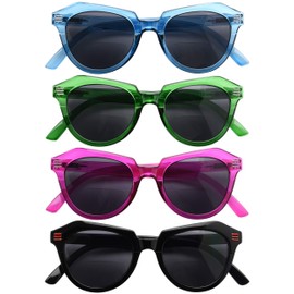 Eyekeeper Bifocal Sunglasses Women 4-Pack Ladies Bifocal Reading Sunglasses Cat-Eye Style +1.00