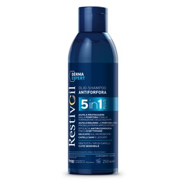 Restivoil Derma Expert Anti-Dandruff Oil Shampoo 5 in 1 for All Hair Types, Sensitive Skin, 250 ml