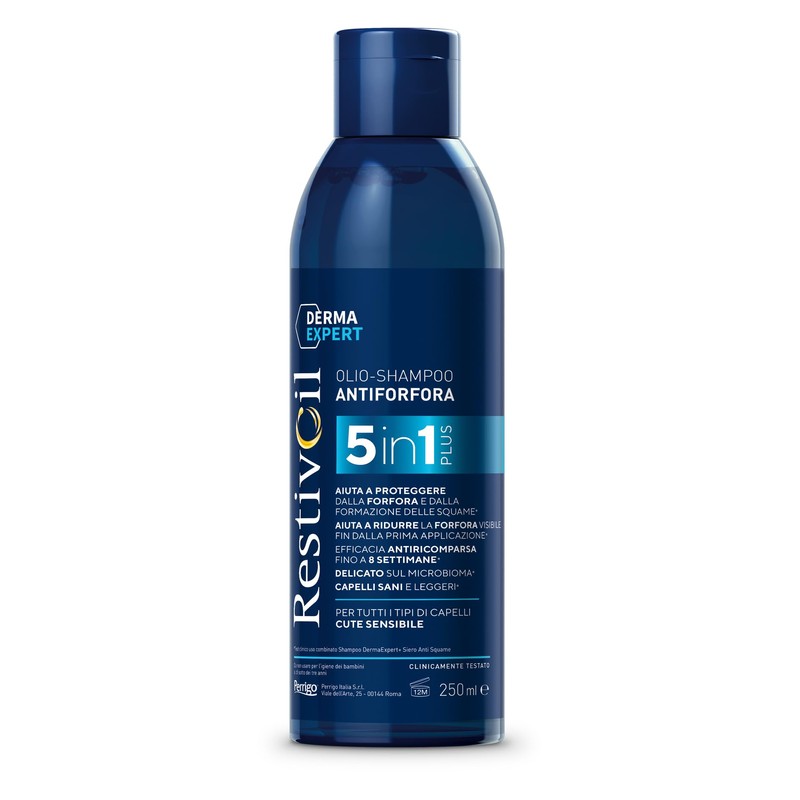 Restivoil Derma Expert Anti-Dandruff Oil Shampoo 5 in 1 for