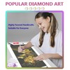 AZQSD Diamond Painting Kits for Adults Beginners Gold Rose Flowers