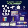 Kit Pintura Rocas Que Brillan Oscuridad Materiales Arte