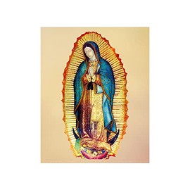 Hispanic World Virgin Mary of Guadalupe Full Tilma Virgen Maria Print Picture Poster (11x14)