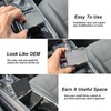 JKCOVER Center Console Coin Box Organizer Compatible with 2016-2020 2021