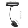 Portable Orchestra Music Stand Light Flexible Neck Clip On USB