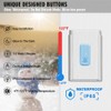 Wireless Doorbell,Door Bell Kit with Extra Outlets & Nightlight,1400Ft Range,Doorbell