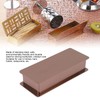 Toothpick Holder Stainless Steel Rectangular Toothpick Holder with Lid for