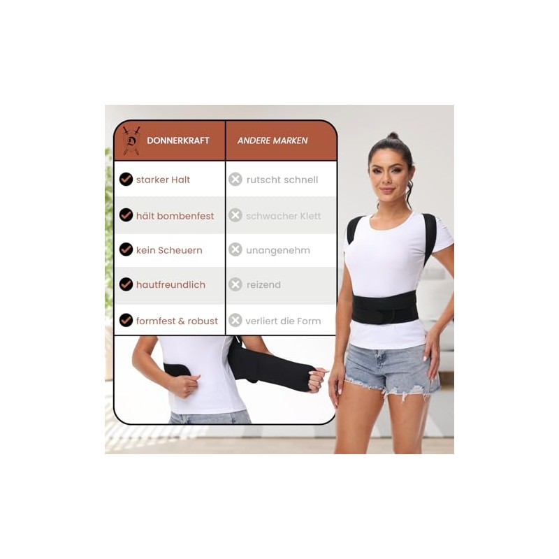 DONNER KRAFT Posture Corrector for Improved Alignment