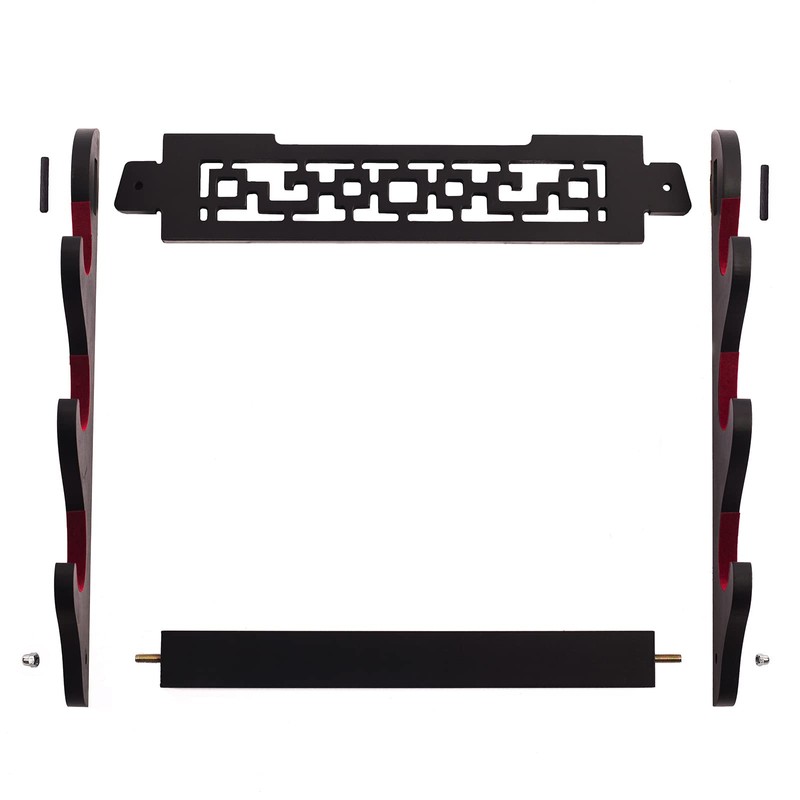 FOXSMZZ Sword Holder Wall Mount Samurai Sword Stand Display Katana
