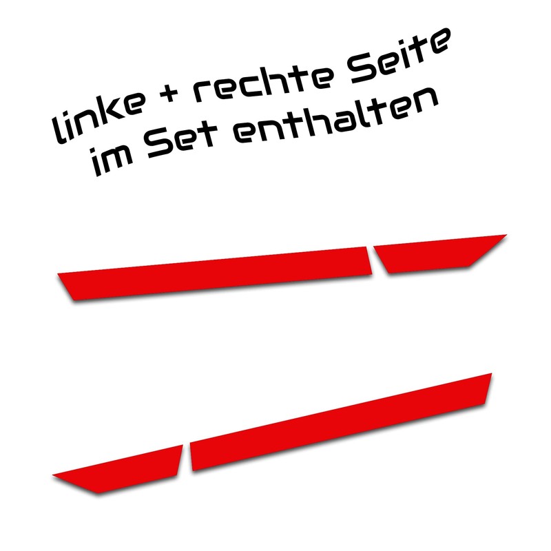 Finest-Folia C001 Rear Light Sticker Set (Red)