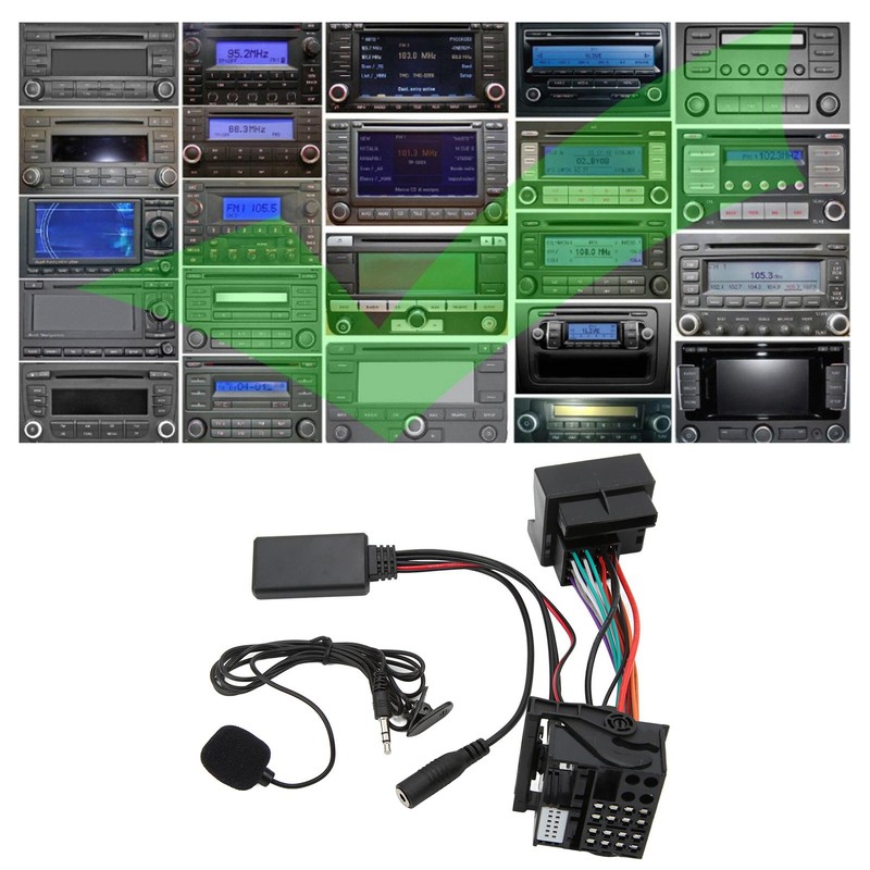 Bluetooth 5.0 AUX in Cable Car Stereo Audio Adapter Replacement