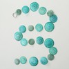 Boltze Capiz Garland Gus Blue Turquoise Green, 1 Piece 2-Way