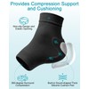 PGRODE Achilles Tendon Sleeve with Silicone Heel Protector Cushion Pad,