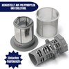 ELECTROHOGAR Filter for Bosch Dishwasher, Metal Filter + Fine Sieve,