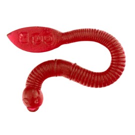 Gummy Fishing Worms - Reel-In Flavorful Fun with GGB Candies! You'll Fall for this Candy Experience, Hook, Line, and Sinker! (Cherry)