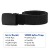 Fairwin Nylon Web Tactical Military Belt Heavy Duty Metal Buckle