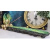 Ebros Green Dragon on Skull Stick Incense Burner 10.75" Length