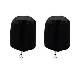 Turbine Vent Cover,ULIFESTAR Oxford Cloth Roof Vent Cover,50.8cm/20" Roof Ventilator with Adjustable Drawstring,Waterproof Turbine Ventilator Protector Hoods Shield Canvas Fit Most Black 2PCS