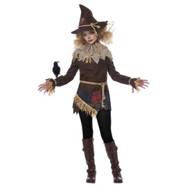 Creepy Scarecrow Costume for Girls Medium