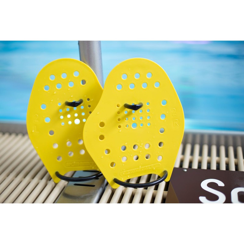 Sport-Thieme Swim-Power Hand Paddles, Swimming Paddle for Competition and Swimming
