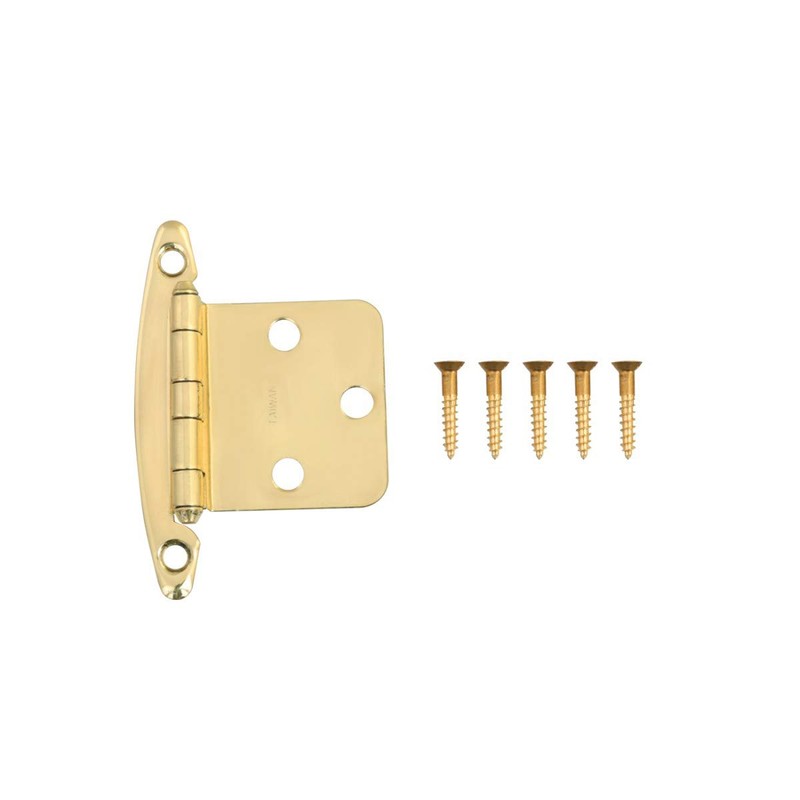 Renovators Supply Manufacturing Solid Brass Cabinet Door Hinge With Hardware