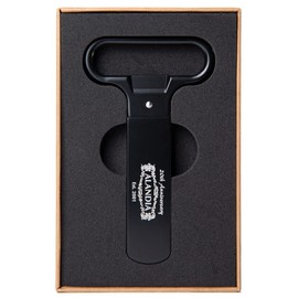 ALANDIA Corkscrew Limited Edition Black with Stainless Steel Blades Corkscrew for Absinthe, Wine etc.