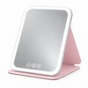 LED Dimmable Makeup Mirror with 3 Color Light Modes, Adjustable