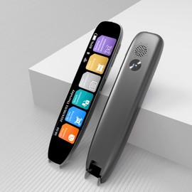 Scan Translator Pen, Dyslexia Tools, Language Translator Device, Text to Speech Reading Pen for Learning Difficulties, Language Learners and Elderly Users, 142 Online/10 Offline Languages