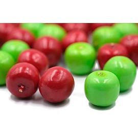 1shopforyou Realistic Fake Apples - 20 PCS - 10 Red Apples and 10 Green Apples - Fake Fruits for Decoration